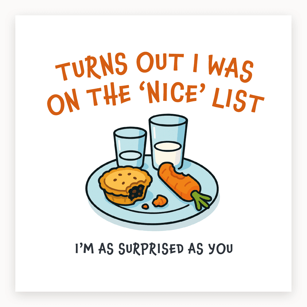 Surprised to Be on the Nice List
